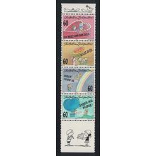 Liechtenstein Greetings Stamps 4v Strip 1995 MNH SG#1102-1105