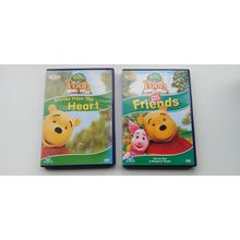 2 Pooh Bear DVD's. Fun With Freinds & Stories From The Heart.