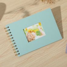 Woodside Home Living Spiral Bound Scrap Book Style Photo Album - 21.5cm x 15cm -