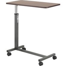 Drive Medical 13067 Non Tilt Top Overbed Table with Wheels and Secure Height Adj