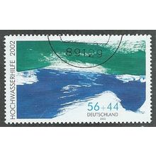 GER 2002 56c + 44 'FLOOD RELIEF CAMPAIGN' FINE USED (EBID 51-168)