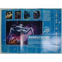BLUEPRINTS OF THE FUTURE cards ' PROMOTIONAL ' sell sheet (1994)