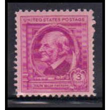 861 3c Ralph Emerson Fine Plus MNH KA2307