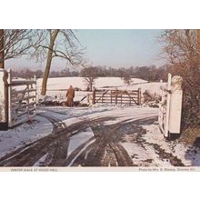 Shenley Wood Hall Walk Christmas Herts Hertfordshire Womens Institute Postcard