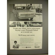 1965 Plymouth Valiant Car Ad - Think You're Extravagant