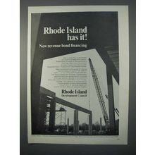 1966 Rhode Island Development Council Ad - Bond