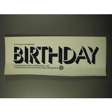 1972 Bell Telephone Ad - Somebody's Birthday