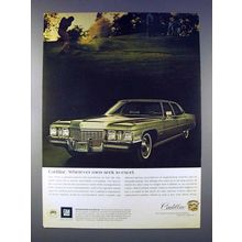 1972 Cadillac Car Ad - Whever Men Seek to Excel