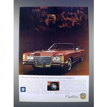 1972 Cadillac Eldorado Car Ad - Instinctive Taste