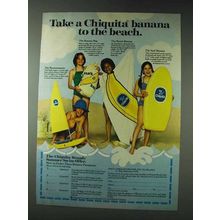 1978 Chiquita Bananas Ad - Take To The Beach