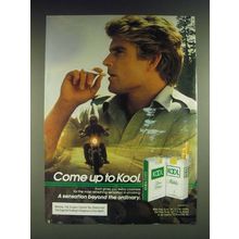 1985 Kool Cigarettes Ad - Come up to Kool