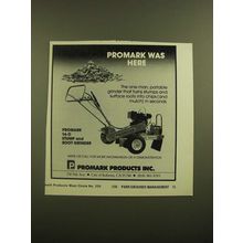 1988 Promark 16-D Stump and Root Grinder Ad