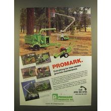 1988 Promark Ad - PAL Aerial Lift/Trailer, 400 Log & Brush Chipper