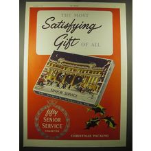 1956 Senior Service Cigarettes Ad - The most satisfying gift of all