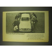 1968 Saab Cars Ad - Will your Saab feel lonesome