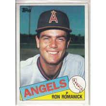 1985 Topps Baseball card 579 Ron Romanick RC