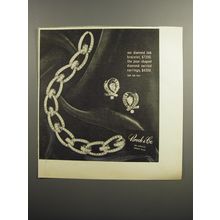 1952 Brock & Co. Bracelet and Earrings Advertisement
