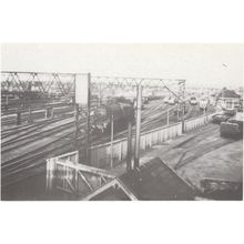 Guide Bridge Sidings in 1954 61934 Train Manchester Station Postcard