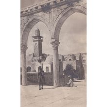 Jerusalem Military Solder At Antonia Mosque Old Postcard