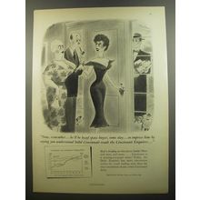 1952 Cincinnati Enquirer Newspaper Ad - Richard Taylor Cartoon - Head Space