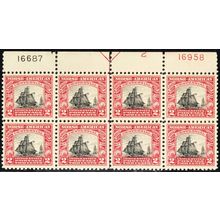 620, Mint VF NH 2¢ Plate Block of Eight *.... Stuart Katz