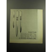 1957 Georg Jensen Cactus Letter Openers Advertisement