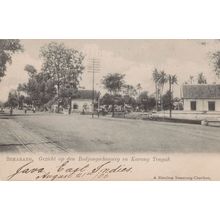 Gezicht Bodjongschenweg Karang Tengah Semarang Indonesia Postcard