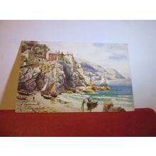 CAWSAND nr. PLYMOUTH, CORNWALL. used antique postcard Tuck 'Oilette' 1914 pm =