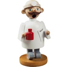 26354 - Richard Glaesser Incense Burner - Doctor - 4"H x 2.25"W x 1.75"D