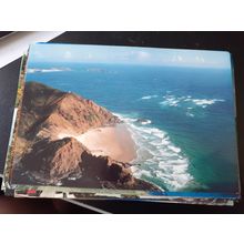 vintage new zealand postcard cape reinga