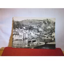 THE INNER HARBOUR, POLPERRO, CORNWALL used postcard RP by D. Constance 1956 pm =