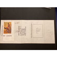 ICOLLECTZONE US 1981 Wisconsin License with Stamp (A100)