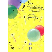 Son, Your - Birthday Greeting Card - 1163A