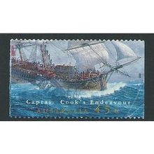 Australia stamps sg1511 ship endeavour used b