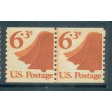 1518 6.3c Liberty Bell Fine MNH CLP B0227