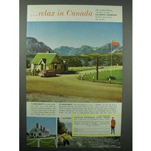 1953 Canada Tourism Ad - Relax