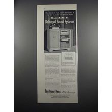 1953 Hallicrafters Super Deluxe Hi-Fi 1622 Maple Ad