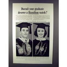 1953 Hamilton Blake, Foster, Elva, Loretta Watch Ad