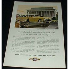 1953 Chevrolet Bel Air 2-Door Sedan Ad, NICE!