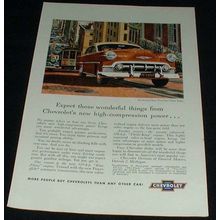 1953 Chevrolet Two-Ten 4-door Sedan Ad, NICE!