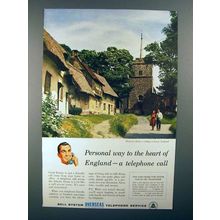 1957 Bell Telephone Ad - Way to the Heart of England