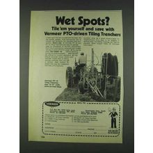 1978 Vermeer PTO-driven Tiling Trenchers Ad, Wet Spots?