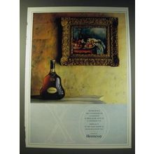 1987 Hennessy X.O. Cognac Ad - To preserve the condition of a Cezanne