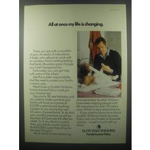 1978 Scottish Widows Insurance Ad - All at once my life is changing