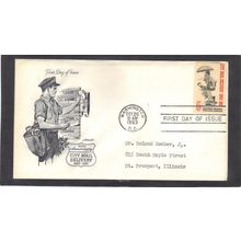 FDC Artmaster 1238 5c Mail Delivery (Cachet-Typed/A) CV42023