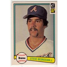1982 Donruss baseball card 401 Steve Bedrosian Rookie RC - Braves