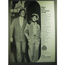 1974 The Wool Bureau, Inc. Advertisement - Wool is for the good times