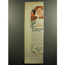 1953 Pitney-Bowes Postage Meter Ad - No experience necessary