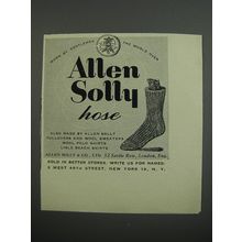 1953 Allen Solly Socks Advertisement