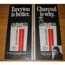 1971 Tareyton Cigarettes Ad - Tareyton is better. Charcoal is why
